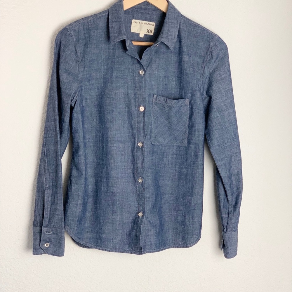 Rag & Bone/Jean “The Perfect Shirt” Sz XS - Picture 2 of 7